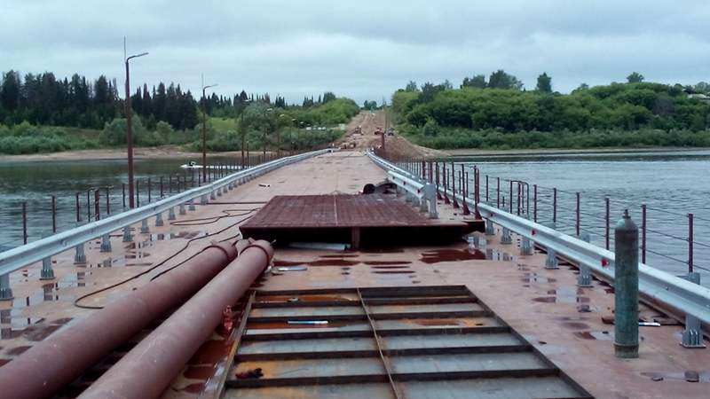 Строительство эстакады в Малмыжском районе